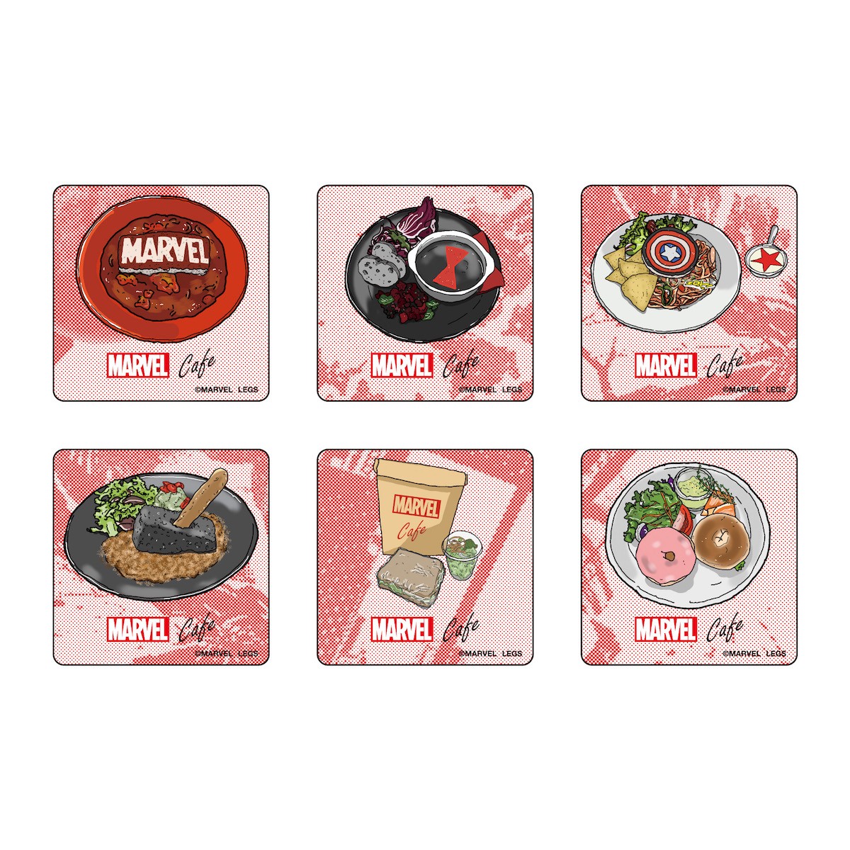 「MARVEL」cafe produced by OH MY CAFE　グッズ