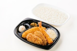 「ほっともっと」カキフライ弁当