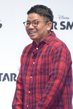 ディズニー新作ゲーム『STAR SMASH』発表会に登場したミキ・昴生