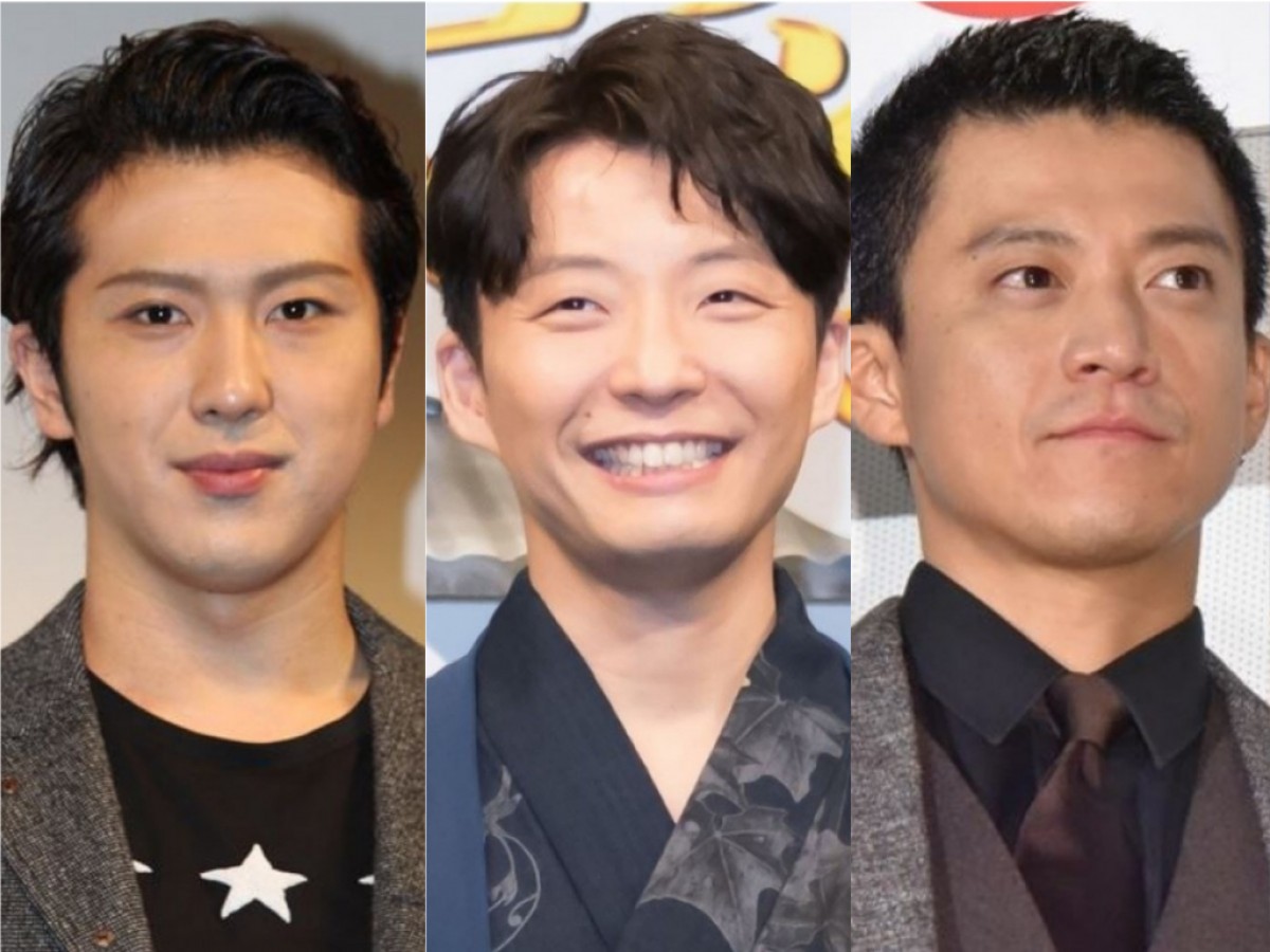 星野源、小栗旬、尾上松也 “目力”すごい3ショットに反響