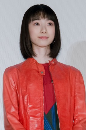 映画『とんかつDJアゲ太郎』初日舞台あいさつに登場した池間夏海