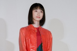 映画『とんかつDJアゲ太郎』初日舞台あいさつに登場した池間夏海