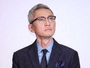 映画『罪の声』初日舞台あいさつに登壇した松重豊