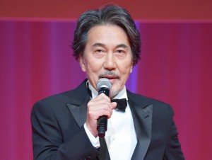 「第33回東京国際映画祭」オープニングセレモニーに出席した役所広司