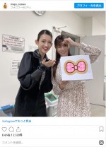 深田恭子＆小沢真珠の“美人親子”ショット　※「小沢真珠」インスタグラム