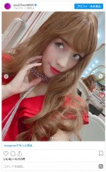 りゅうちぇる、かわいすぎるキャバ嬢に変身　※「りゅうちぇる」インスタグラム