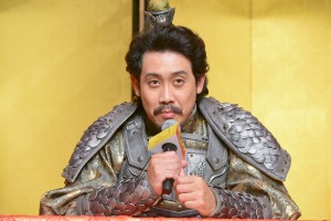 映画『新解釈・三國志』新解釈・完成報告会見に登場した大泉洋