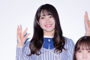 日向坂46ドキュメンタリー映画『3年目のデビュー』舞台あいさつに登場した潮紗理菜