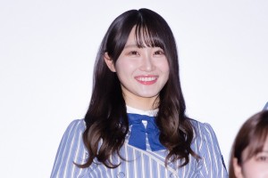 日向坂46ドキュメンタリー映画『3年目のデビュー』舞台あいさつに登場した潮紗理菜