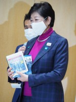 ドラマ『TOKYO VICE（原題）』東京都知事表敬訪問での小池百合子東京都知事
