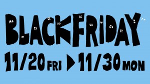 ららぽーと＆ダイバーシティ東京で「BLACK FRIDAY」開催！