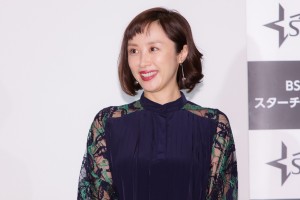 映画『家なき子 希望の歌声』公開前トークイベントに登場した山口もえ