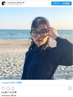 「梅ちゃん、お帰り！」朝ドラ『エール』に出演する森七菜　※「森七菜」インスタグラム