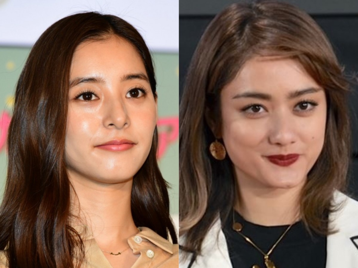 (左から)新木優子、谷まりあ
