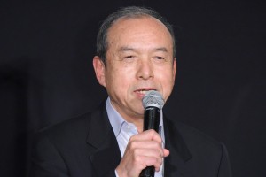 映画『ガメラ 大怪獣空中決戦』ドルビーシネマ上映 初日舞台あいさつに登場した螢雪次朗