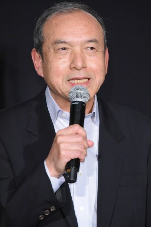 映画『ガメラ 大怪獣空中決戦』ドルビーシネマ上映 初日舞台あいさつに登場した螢雪次朗