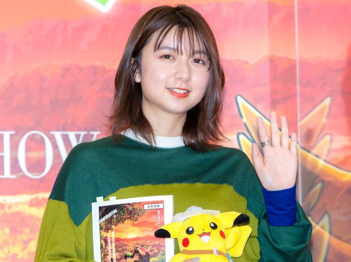 『劇場版ポケットモンスター ココ』アフレコイベントに登場した上白石萌歌(ココ役)