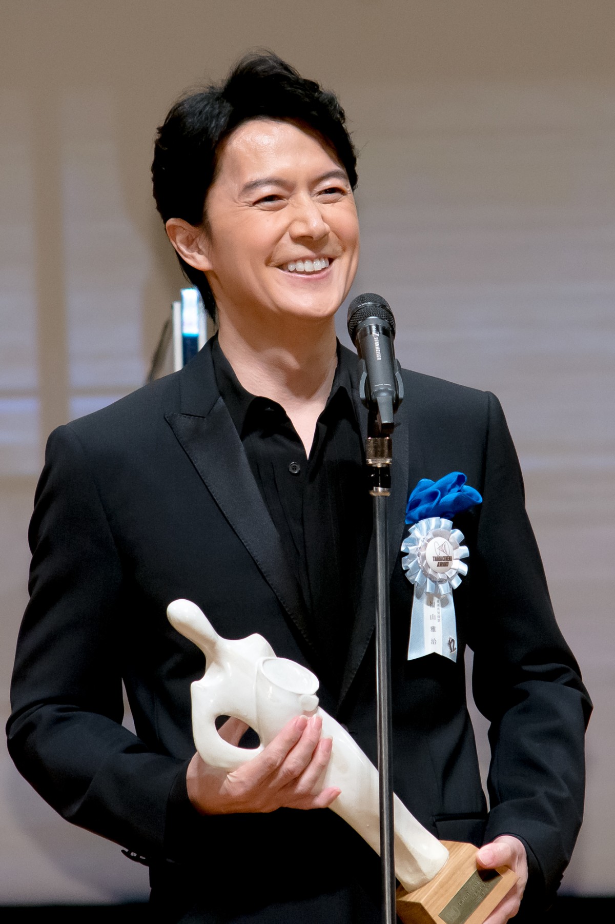福山雅治「TAMA映画賞」最優秀男優賞を受賞　神木隆之介に感謝「何かおごります」