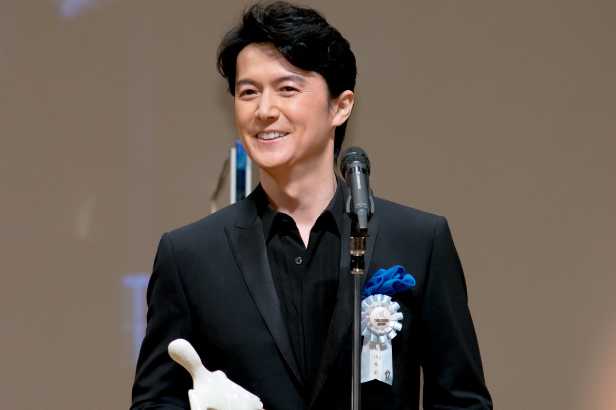 福山雅治「TAMA映画賞」最優秀男優賞を受賞　神木隆之介に感謝「何かおごります」