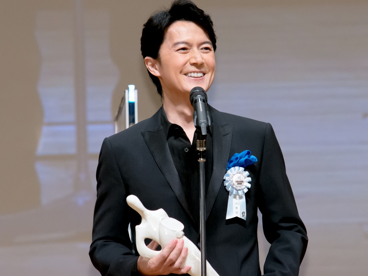 福山雅治「TAMA映画賞」最優秀男優賞を受賞　神木隆之介に感謝「何かおごります」