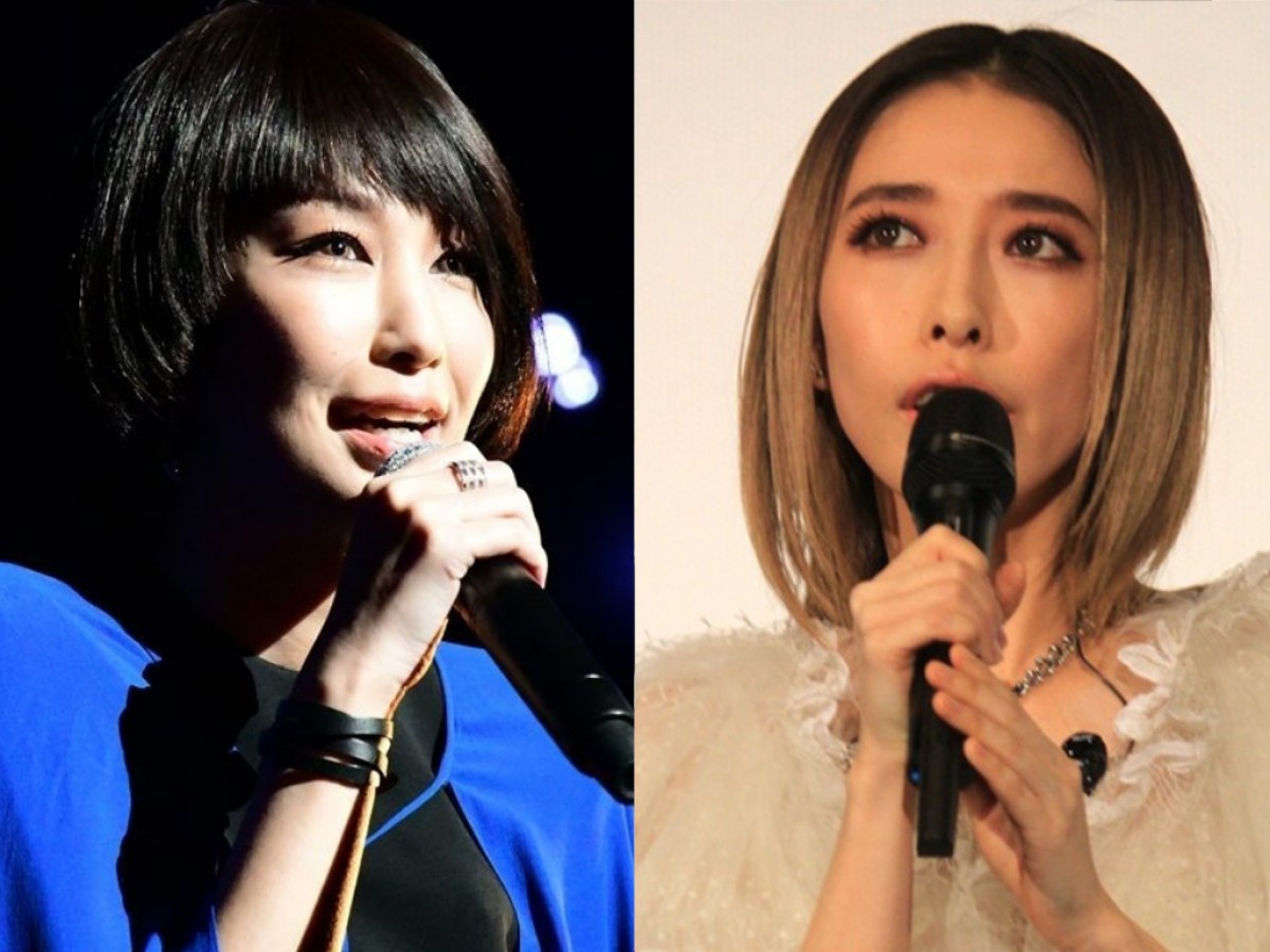 (左から)中島美嘉、加藤ミリヤ