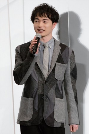 映画『天外者』完成披露上映会に出席した森永悠希