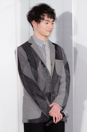 映画『天外者』完成披露上映会に出席した森永悠希