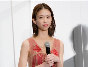 映画『天外者』完成披露上映会に出席した森川葵