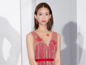 映画『天外者』完成披露上映会に出席した森川葵