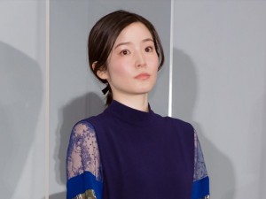 映画『天外者』完成披露上映会に出席した蓮佛美沙子