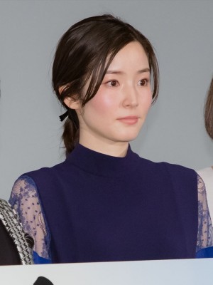 映画『天外者』完成披露上映会に出席した蓮佛美沙子