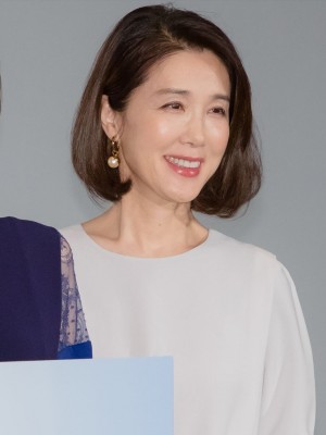 映画『天外者』完成披露上映会に出席した筒井真理子