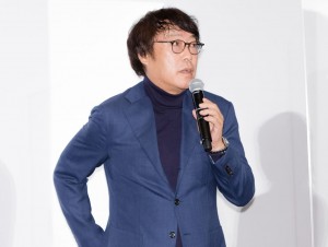 映画『天外者』完成披露上映会に出席した田中光敏監督