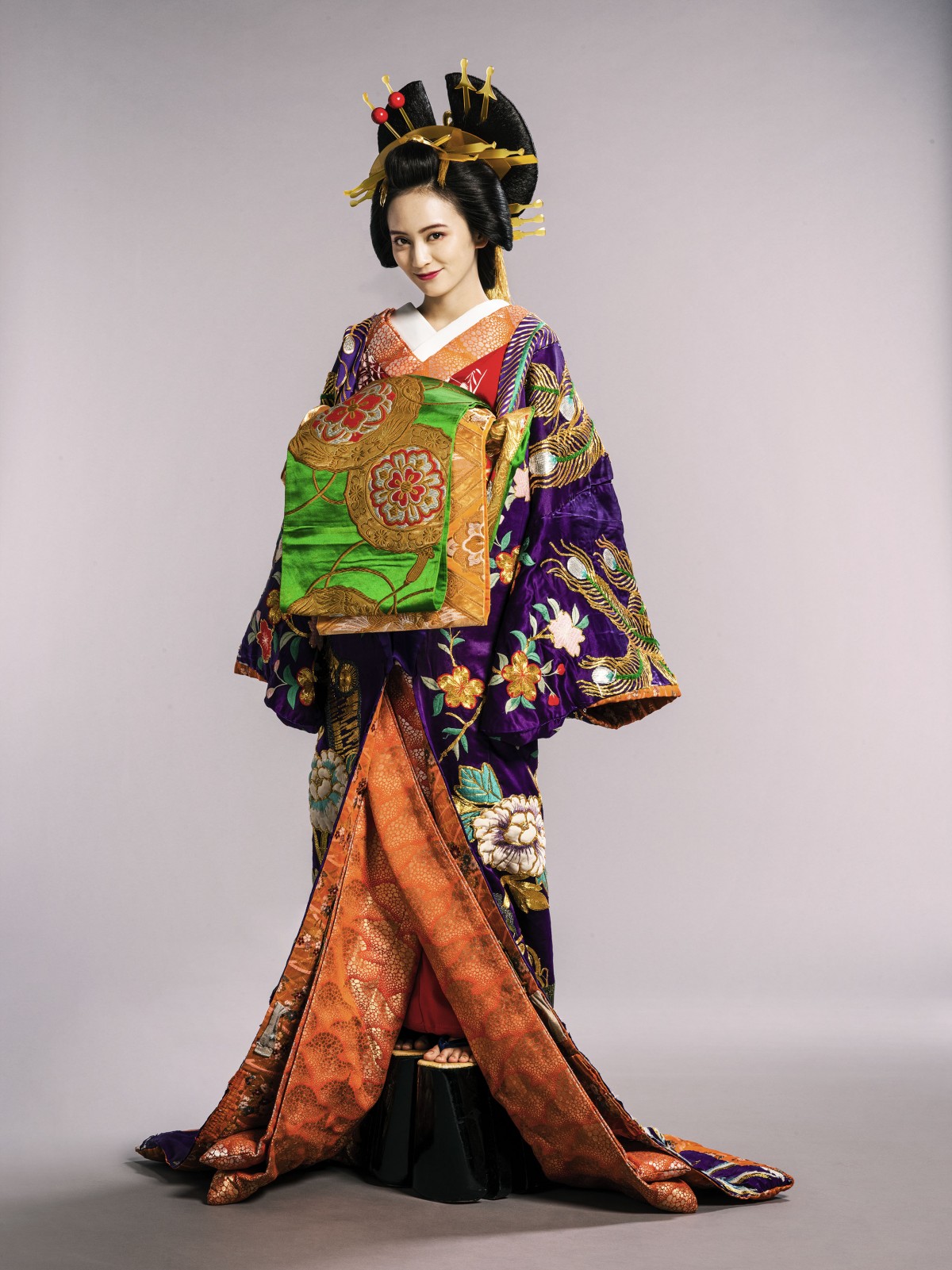 岡田結実、美しい花魁姿を初公開　来年1月期ドラマ『江戸モアゼル』で主演
