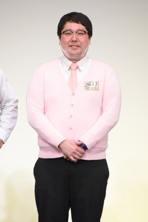 「M‐1グランプリ2020」決勝進出者記者会見に登場したマヂカルラブリー・村上