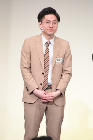 「M‐1グランプリ2020」決勝進出者記者会見に登場した東京ホテイソン・たける