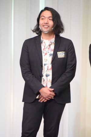 「M‐1グランプリ2020」決勝進出者記者会見に登場した見取り図・盛山晋太郎