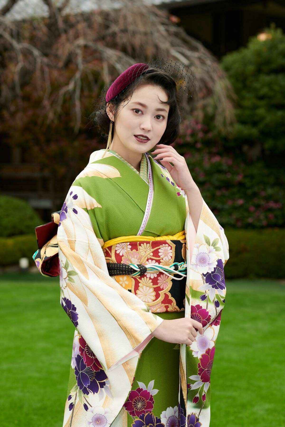 美の競演！ 小芝風花、高橋ひかる、本田望結ら晴れ着姿を披露