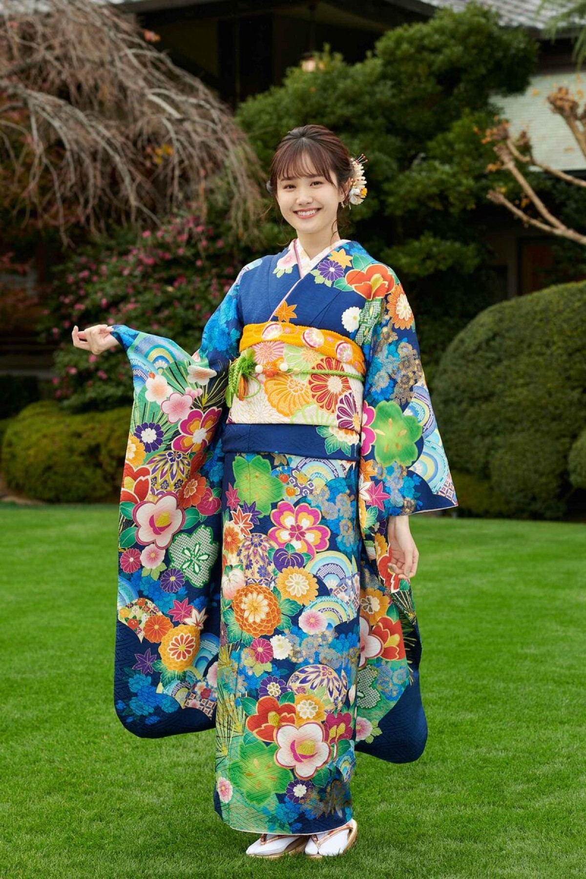 美の競演！ 小芝風花、高橋ひかる、本田望結ら晴れ着姿を披露
