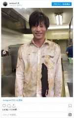 田中圭、ゾンビ風メイクだけど爽やか笑顔！　※ドラマ『先生を消す方程式。』公式インスタグラム