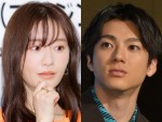 ドラマ『先生を消す方程式。』で共演する（左から）松本まりかと山田裕貴