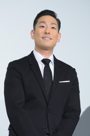 『劇場版ポケットモンスター ココ』完成披露試写会に登場した中村勘九郎