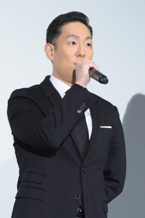 『劇場版ポケットモンスター ココ』完成披露試写会に登場した中村勘九郎