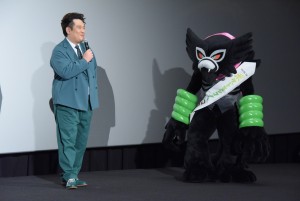 『劇場版ポケットモンスター ココ』完成披露試写会に登場した岡崎体育