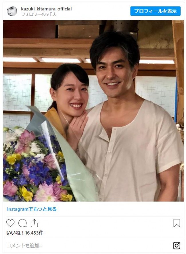 写真）戸田恵梨香を『スカーレット』父親役・北村一輝が祝福