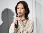 映画『天外者』公開記念舞台挨拶に出席した森川葵