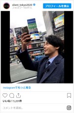 中村倫也、渋谷クルージングを満喫　※映画『サイレント・トーキョー』公式インスタグラム
