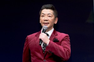 『映画 えんとつ町のプペル』完成披露試写会に登場した宮根誠司