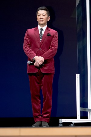 『映画 えんとつ町のプペル』完成披露試写会に登場した宮根誠司