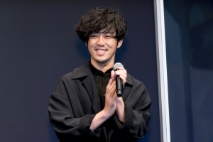 『映画 えんとつ町のプペル』完成披露試写会に登場した西野亮廣